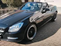Second-hand Mercedes SLK200 185 CP (136 kW) 2013 Negru Cabrio