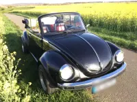 Gebraucht VW Käfer S 50 PS (36 kW) 1975 Schwarz Cabrio