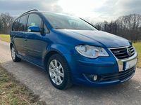 Gebraucht VW Touran Trendline 105 PS (77 kW) 2009 Blau Van / Kleinbus