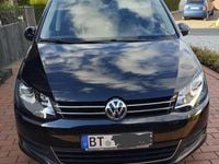 Gebraucht VW Sharan Comfortline 150 PS (110 kW) 2018 Schwarz Van / Kleinbus