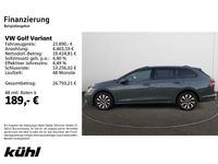 Gebraucht VW Golf VIII Active 116 PS (85 kW) 2022 Delfingrau metallic Kombi