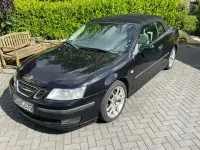Używany Saab 9-3 Cabriolet Vector 209 KM (153 kW) 2005 Czarny Kabriolet