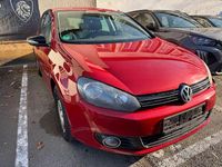 Gebraucht VW Golf VI Style 80 PS (58 kW) 2011 Rot Kleinwagen