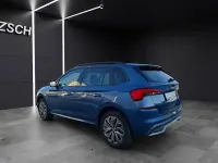 Gebraucht Skoda Kamiq Clever 150 PS (110 kW) 2021 Titanblau metallic SUV