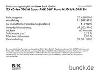 gebraucht BMW X5 xD 30d M Sport AHK 22" 2 Achs-Luft PA+ Da+ HK