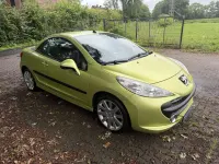 Gebraucht Peugeot 207 CC Sport 150 PS (110 kW) 2007 Lack gelb lacerta/metallic Cabrio