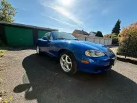 Używany Mazda MX5 110 KM (80 kW) 2002 Niebieski Kabriolet