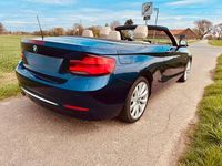 Gebraucht BMW 218 Luxury Line 150 PS (110 kW) 2017 Blau Cabrio