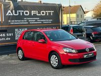 Gebraucht VW Golf VI 80 PS (58 kW) 2009 Rot Kleinwagen