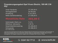 Neu Opel Vivaro-e Combi 100 kW (136 PS) 2026 Weiss Van