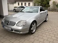 Gebraucht Mercedes SLK230 AMG 193 PS (141 kW) 1987 Silber Cabrio