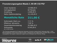 gebraucht Mazda 3 Selection 2.0 M-Hybrid Navi Notbremsass. Klimaautom