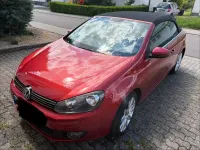 Gebraucht VW Golf Cabriolet 105 PS (77 kW) 2012 Rot Cabrio