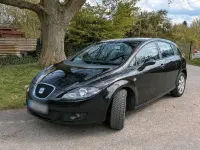 Gebraucht Seat Leon 105 PS (77 kW) 2008 Schwarz Kleinwagen