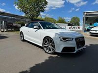 Second-hand Audi RS5 Exclusive 450 CP (330 kW) 2013 Alb Cabrio