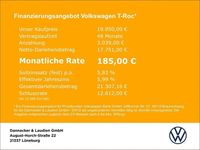 Gebraucht VW T-Roc Active 110 PS (80 kW) 2021 Blau SUV