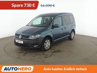 Gebraucht VW Caddy Trendline 125 PS (91 kW) 2016 Grün Van / Kleinbus