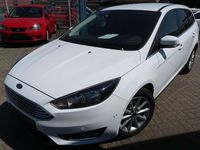 Gebraucht Ford Focus Titanium 125 PS (91 kW) 2017 Frostweiß Kombi