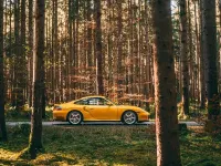 Gebraucht Porsche 996 Turbo 420 PS (308 kW) 2001 Gelb Coupé