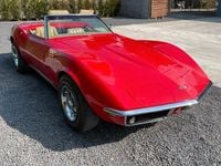Second-hand Corvette C3 355 CP (261 kW) 1968 Roșu Cabrio