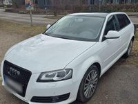 Gebraucht Audi A3 Sportback 160 PS (117 kW) 2008 Weiß Kleinwagen