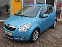 Gebraucht Opel Agila Edition 86 PS (63 kW) 2009 Blau Kleinwagen