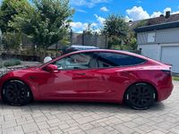 Gebraucht Tesla Model 3 Standard Range 220 kW (300 PS) 2021 Rot Limousine