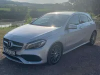 Gebraucht Mercedes A180 AMG line 122 PS (89 kW) 2016 Silber Kleinwagen