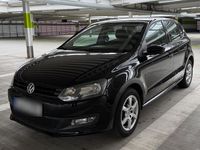Gebraucht VW Polo Trendline 69 PS (50 kW) 2011 Schwarz Kleinwagen