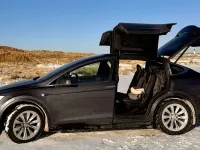 Usado Tesla Model X 386 kW (525 CV) 2019 Gris SUV