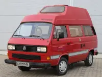 Brugt VW T3 69 HK (50 kW) 1986 Rød Van