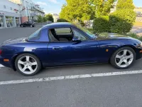 Gebraucht Mazda MX5 110 PS (80 kW) 2003 Blau Cabrio