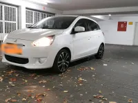 Gebraucht Mitsubishi Space Star Diamant Edition 80 PS (58 kW) 2016 Weiß Kleinwagen