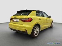 Gebraucht Audi A1 Sportback Advanced 110 PS (80 kW) 2022 Pythongelb metallic/mythosschwarz metallic Kleinwagen