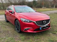Gebraucht Mazda 6 Exclusive-Line 150 PS (110 kW) 2017 Rot Kombi