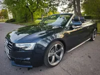 Usata Audi A5 Cabriolet S-Line 204 CV (150 kW) 2013 Blu Cabrio