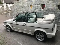 Gebraucht VW Golf Cabriolet 95 PS (69 kW) 1989 Weiß Cabrio