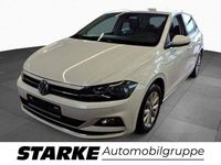 Gebraucht VW Polo Highline 95 PS (69 kW) 2019 Weiß Kleinwagen