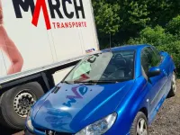 Gebraucht Peugeot 206 CC 109 PS (80 kW) 2002 Blau Cabrio
