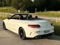 Gebraucht Mercedes C200 AMG line Plus 184 PS (135 kW) 2021 Weiß Cabrio