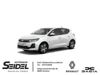 Uusi Dacia Sandero Expression 122 HP (89 kW) 2026 Valkoinen Sedan
