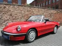 Gebraucht Alfa Romeo Spider Quadrifoglio Verde 128 PS (94 kW) 1987 Rot Cabrio