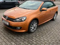 Gebraucht VW Golf Cabriolet 110 PS (80 kW) 2016 Orange Cabrio