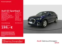 Gebraucht Audi Q3 Sportback S-Line 150 PS (110 kW) 2025 Blau SUV