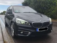 Gebraucht BMW 220 Gran Tourer Luxury Line 190 PS (139 kW) 2016 Schwarz Van / Kleinbus
