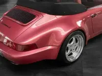 Gebraucht Porsche 964 250 PS (183 kW) 1992 Himbeerrot (raspberry red) Cabrio