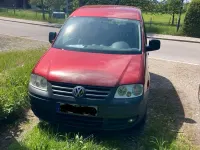 Gebraucht VW Caddy 55 PS (40 kW) 2006 Rot Van / Kleinbus