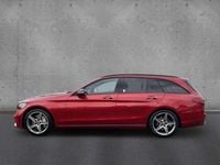 Gebraucht Mercedes C300 AMG line 258 PS (189 kW) 2019 Hyazinthrot  metalliclack Kombi
