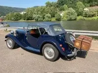 Gebraucht MG TD 54 PS (39 kW) 1952 Blau Cabrio