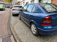 Gebraucht Opel Astra 74 PS (54 kW) 2002 Blau Limousine